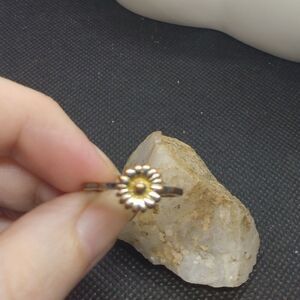 My sunflower sterling silver solid‎ s925 ring size 5